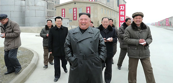 김정은 북한 국무위원장이 새해 첫 현지지도 일정